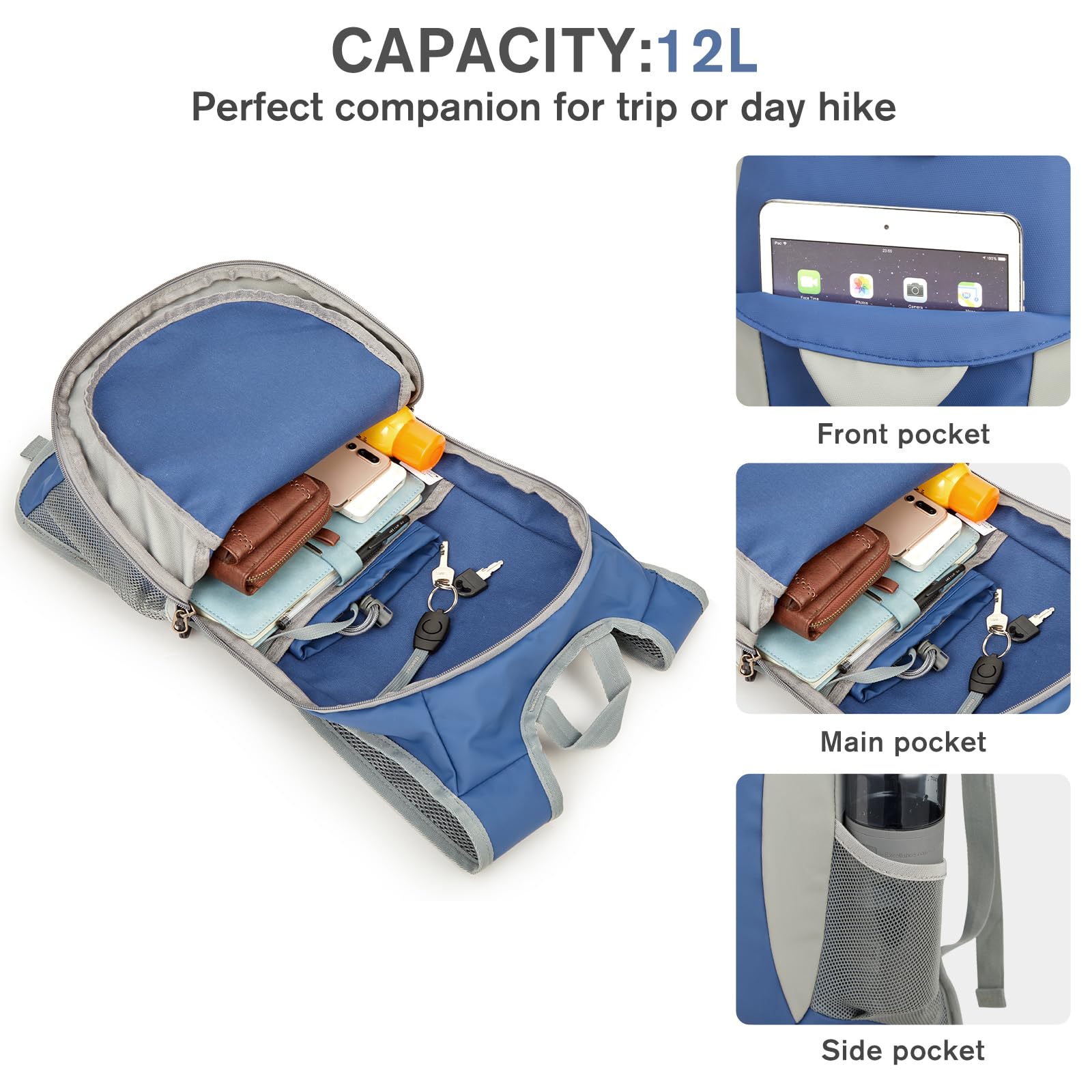 G4Free - G4Free 12L Hiking Backpack -TN23B237T