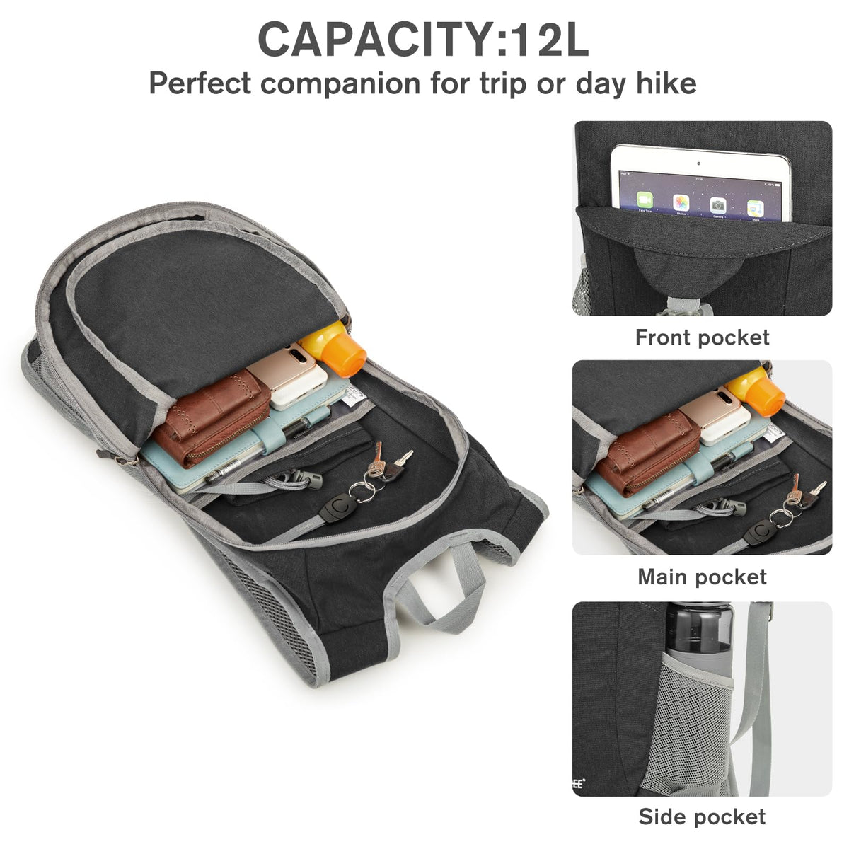 G4Free - G4Free 12L Hiking Backpack -TN23B237T