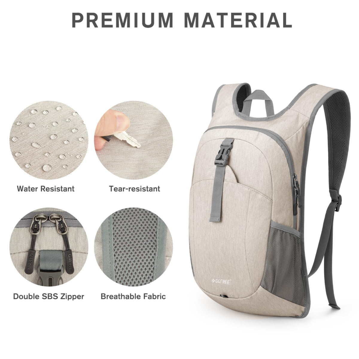 G4Free - G4Free 12L Hiking Backpack -TN23B237T