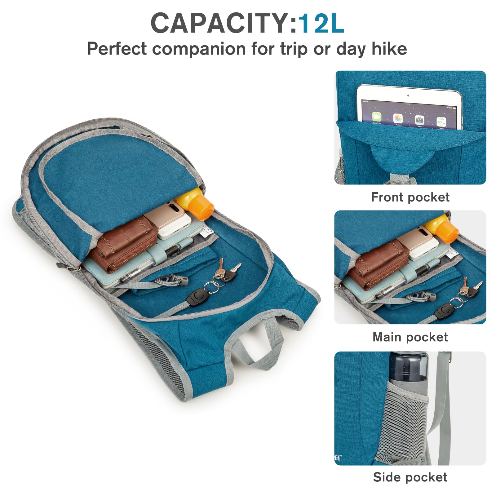 G4Free - G4Free 12L Hiking Backpack -TN23B237T