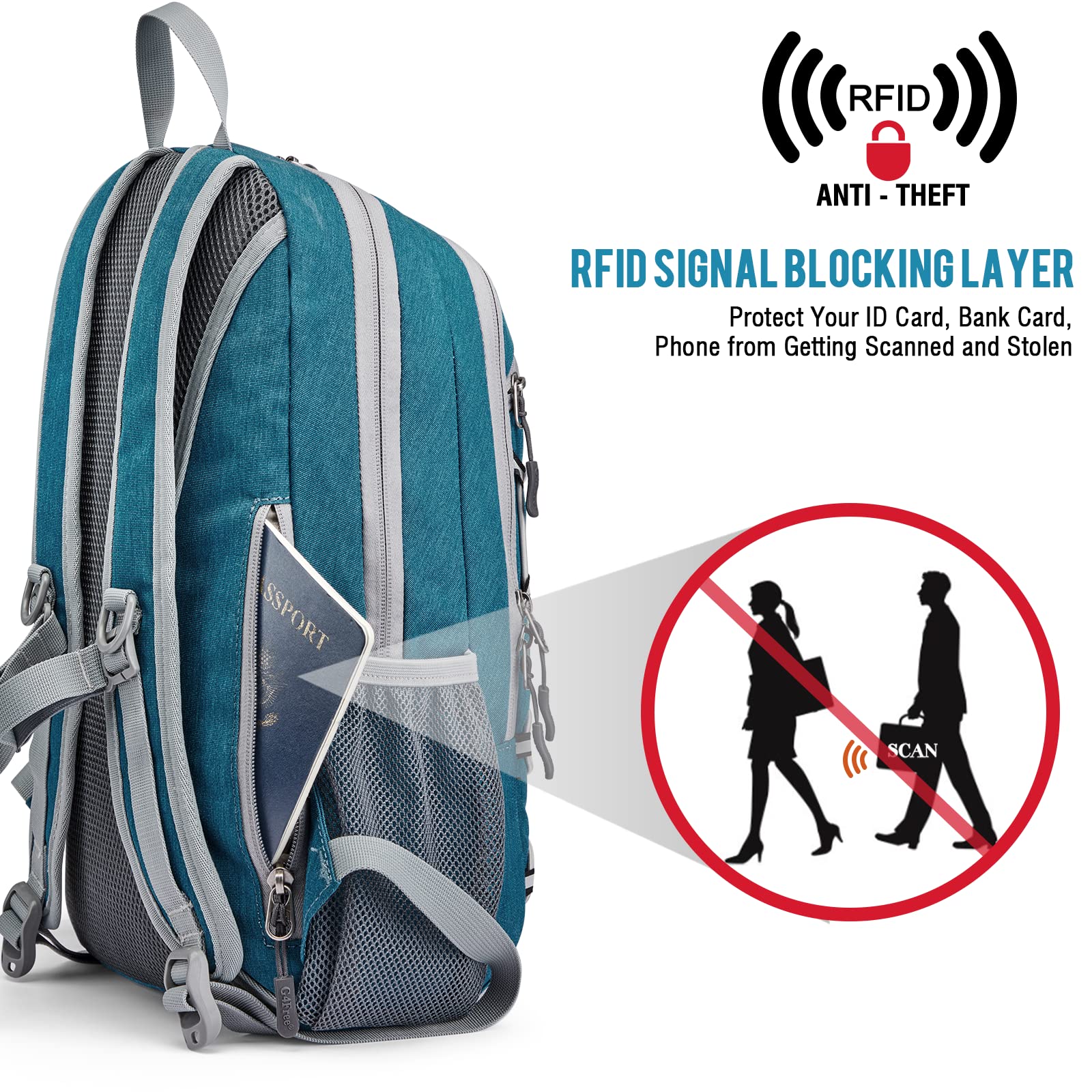 G4Free - G4Free 12L Mini Outdoor Hiking Daypack -TN22B107A