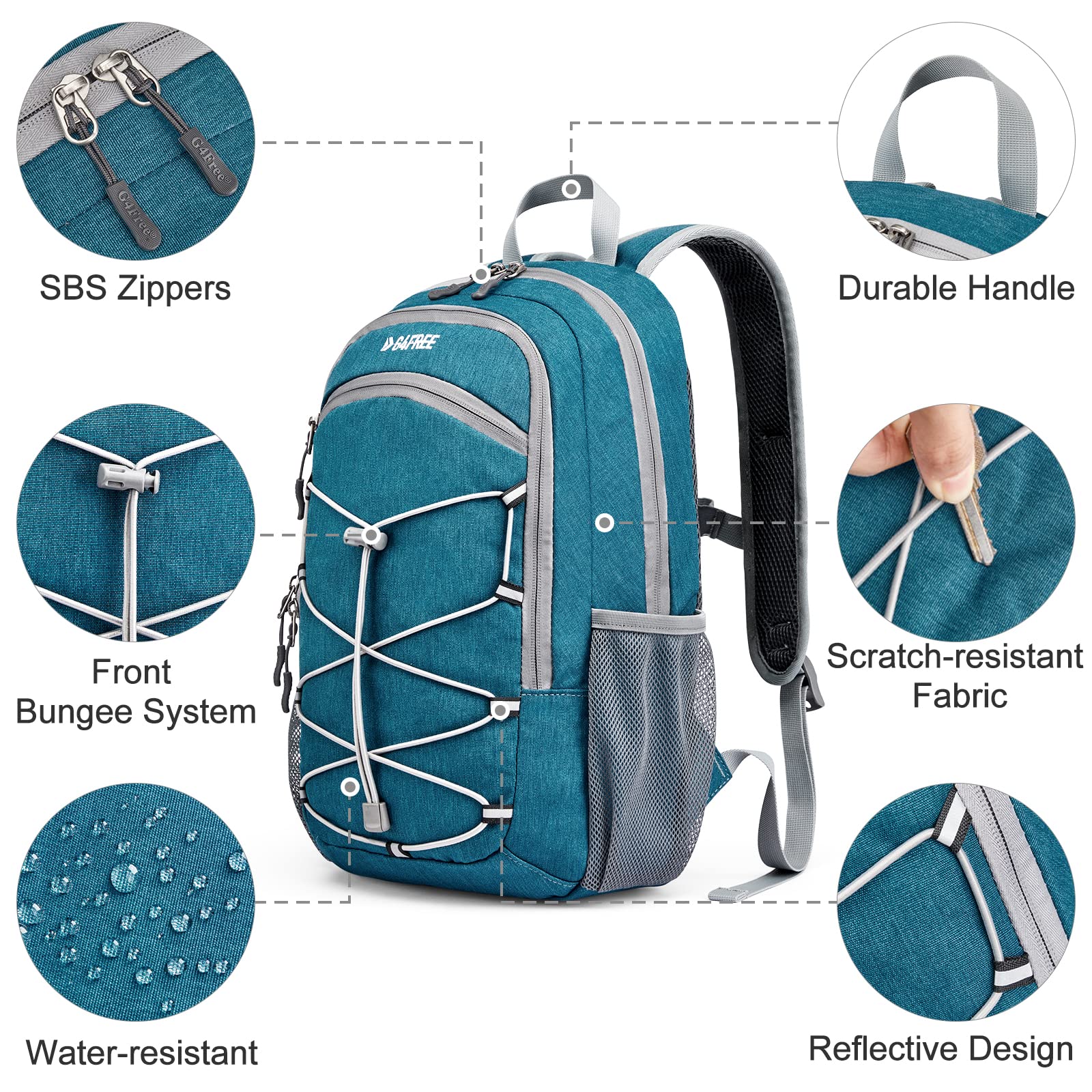 G4Free - G4Free 12L Mini Outdoor Hiking Daypack -TN22B107A