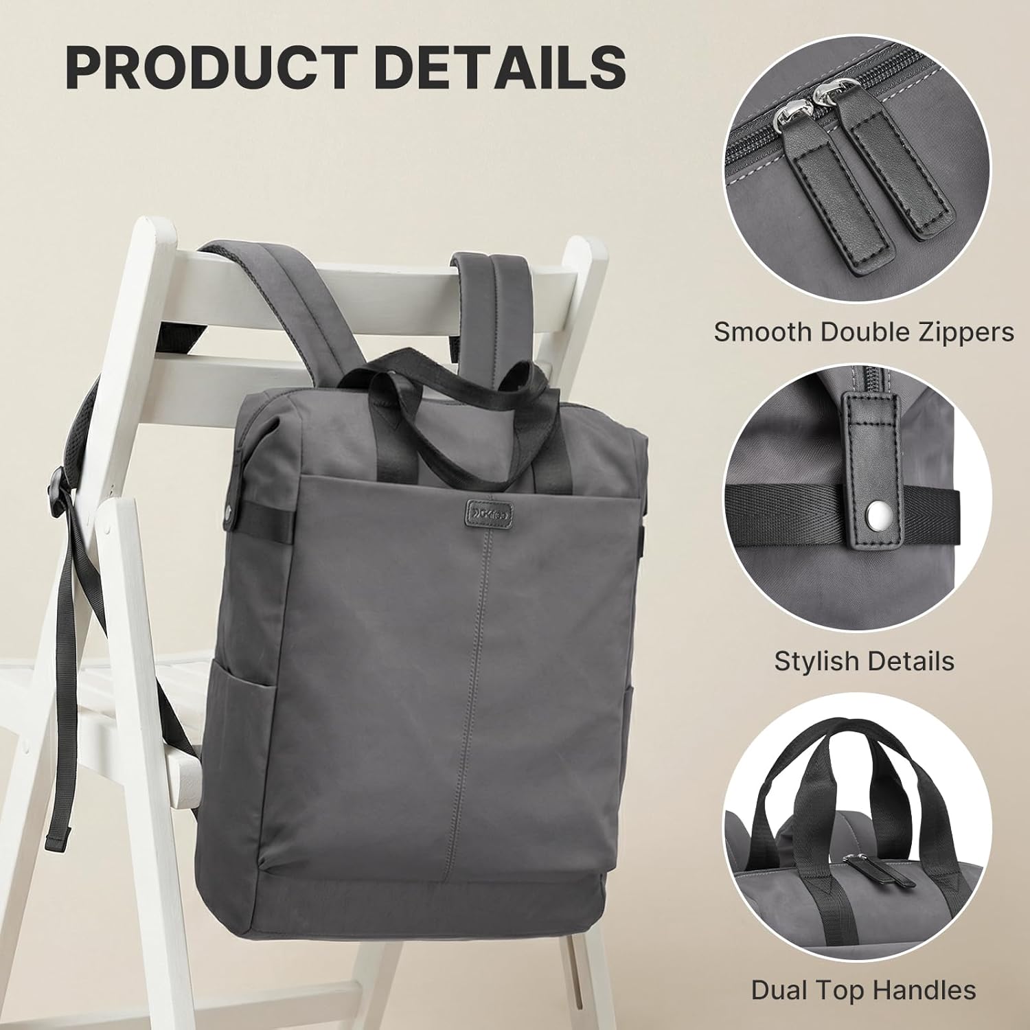 G4Free - G4Free 15.6" Laptop Backpack for Men Women -TN25B602B