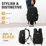 G4Free - G4Free 15L Water-Resistant Hiking Backpack Adjustable Chest Strap -TN25B521C