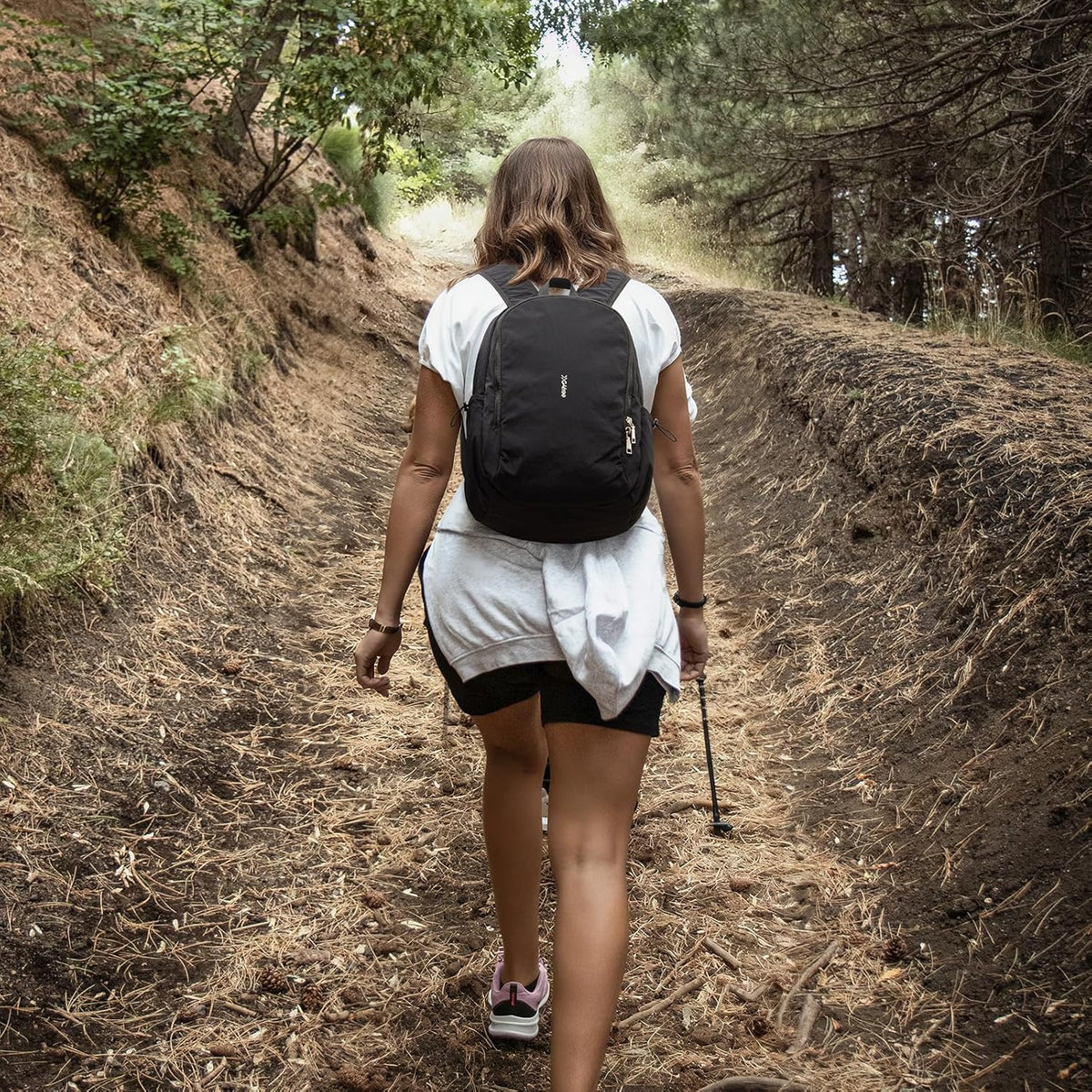 G4Free - G4Free 15L Water-Resistant Hiking Backpack Adjustable Chest Strap -TN25B521C