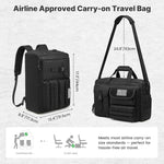 G4Free - G4Free 17.3 Inch Laptop for Men, 3-in-1 Large Tactical Shoulder Bag -TN25B563B