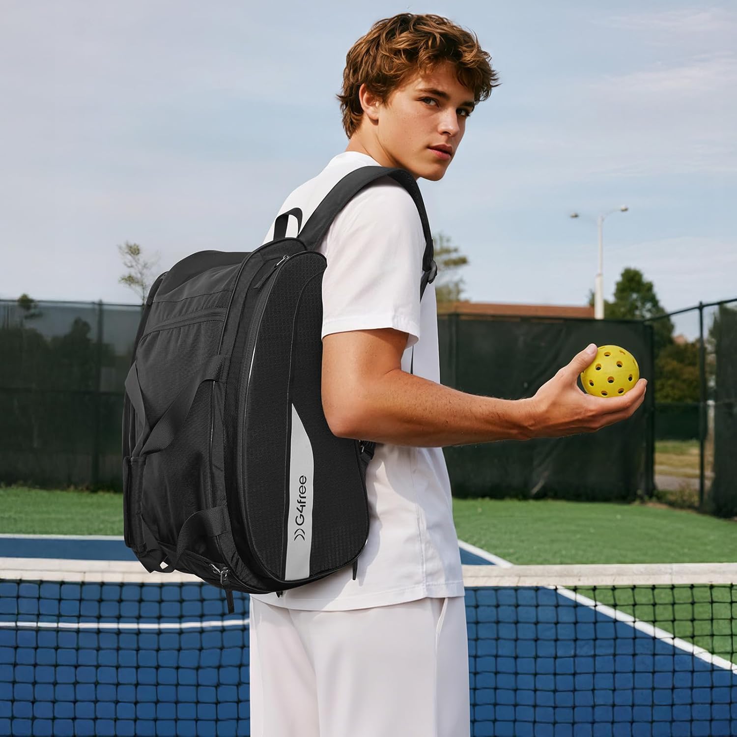 G4Free - G4Free 2-in-1 Pickleball Backpack for 4+ Paddles -TN25B517A
