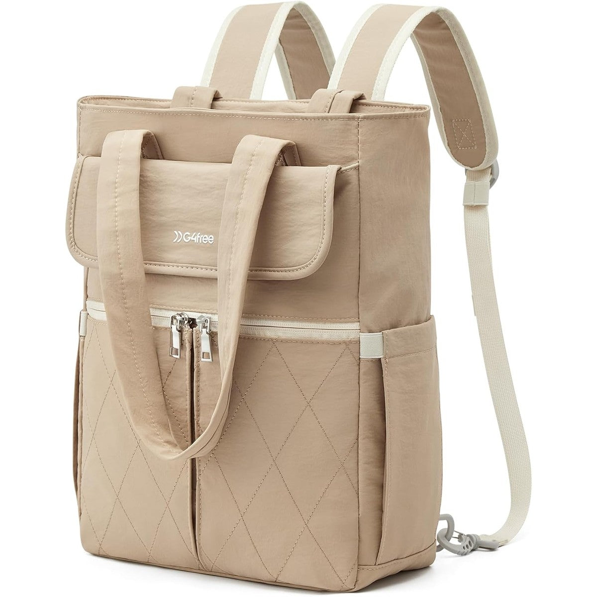 G4Free - G4Free 2 in 1 Tote Backpack Fits 15" Laptop, Women Bag Daypack -TN24B475A