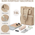G4Free - G4Free 2 in 1 Tote Backpack Fits 15" Laptop, Women Bag Daypack -TN24B475A