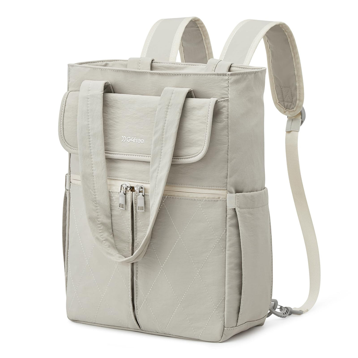 G4Free - G4Free 2 in 1 Tote Backpack Fits 15" Laptop, Women Bag Daypack -TN24B475B