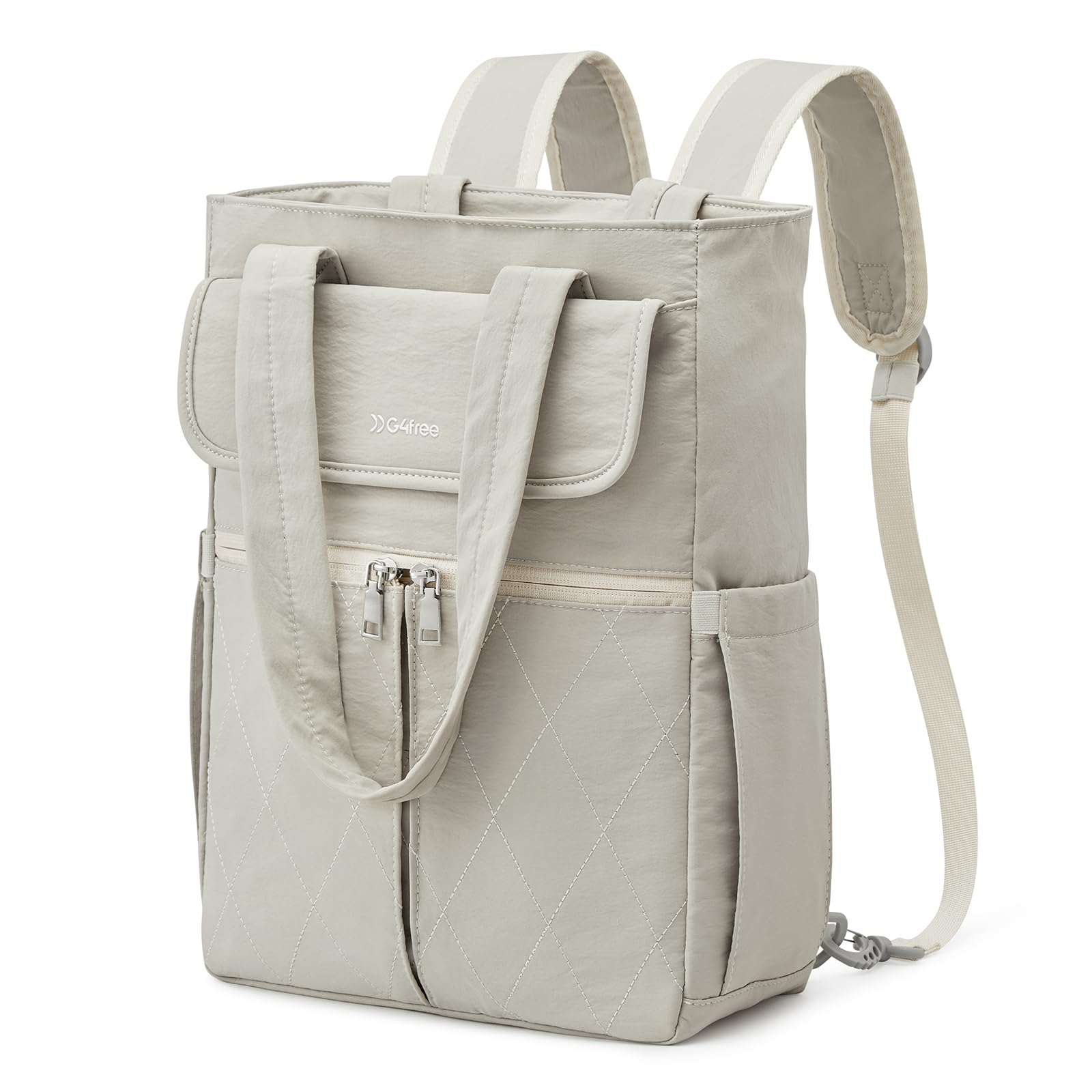 G4Free - G4Free 2 in 1 Tote Backpack Fits 15" Laptop, Women Bag Daypack -TN24B475B