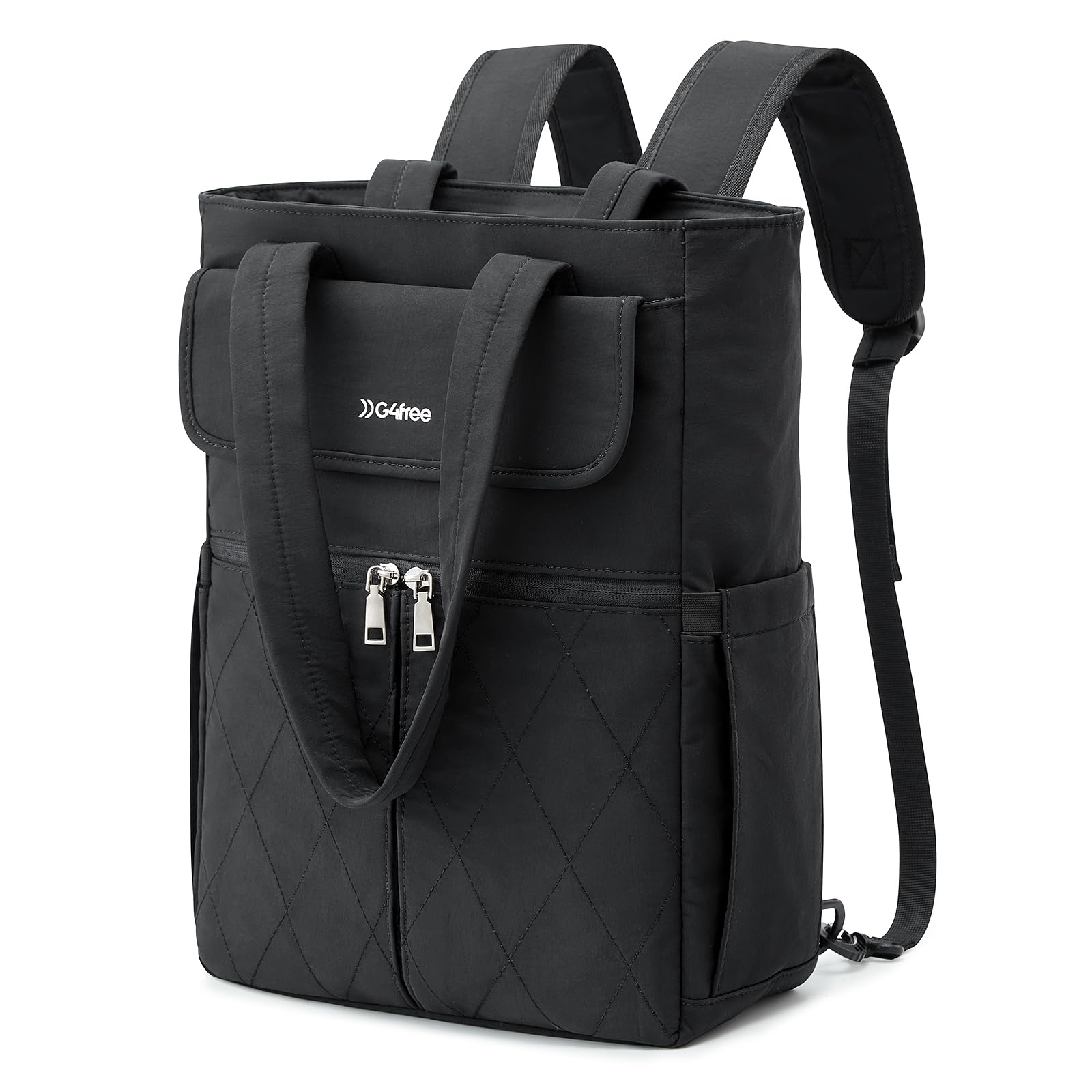G4Free - G4Free 2 in 1 Tote Backpack Fits 15" Laptop, Women Bag Daypack -TN24B475C