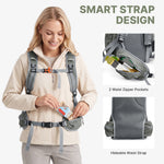 G4Free - G4Free 20L Lightweight Hiking Backpack with Waist Strap -TN25B615A
