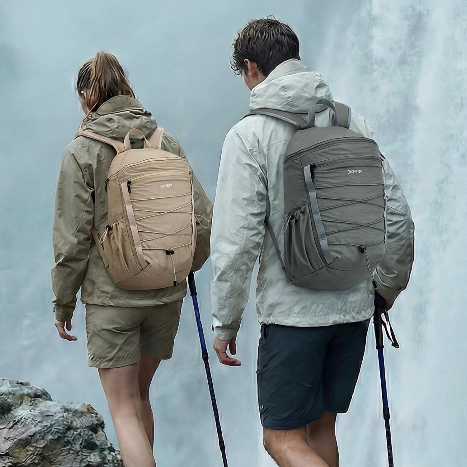 G4Free - G4Free 20L Lightweight  Hiking Travel Backpacks -TN25B612D
