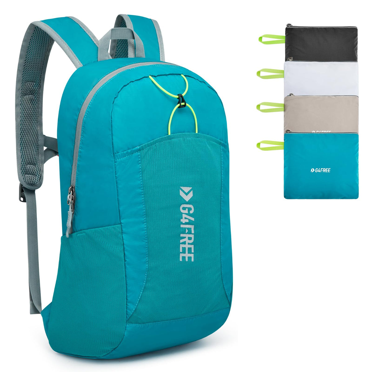 G4Free - G4Free 24L Small Packable Water Resistant Hiking Travel Backpack -TN23B304C
