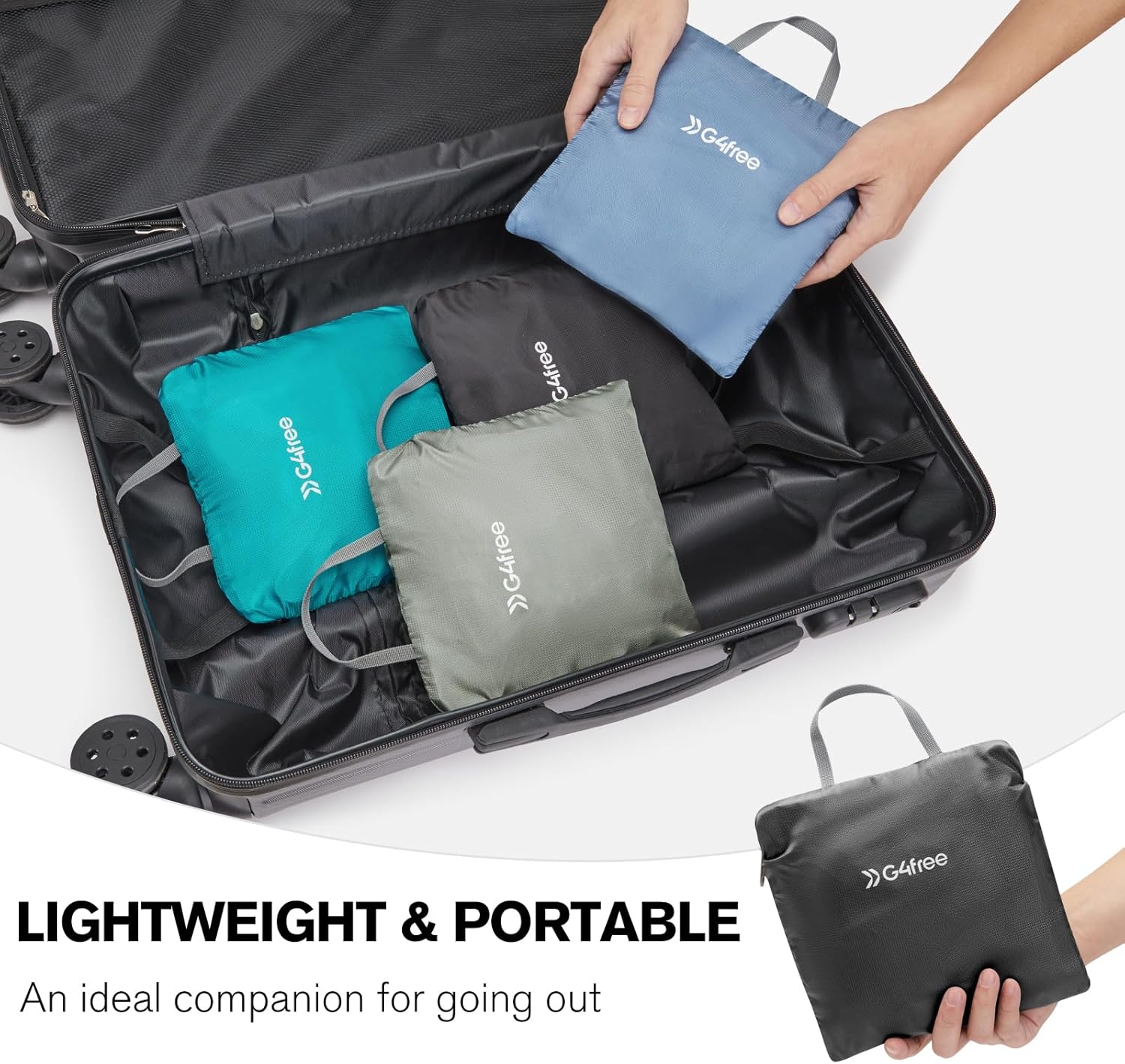 G4Free - G4Free 25L Packable Foldable Water Resistant Hiking Backpack -TN24B436B