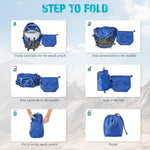 G4Free - G4Free 25L Packable Hiking Backpack with Thickened Back Panel -TN25B507A