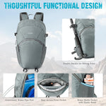 G4Free - G4Free 25L Packable Hiking Backpack with Thickened Back Panel -TN25B507A