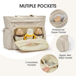 G4Free - G4Free 3 in 1 Diaper Bag with Insulated Pockets Baby Backpack -TN25B567A