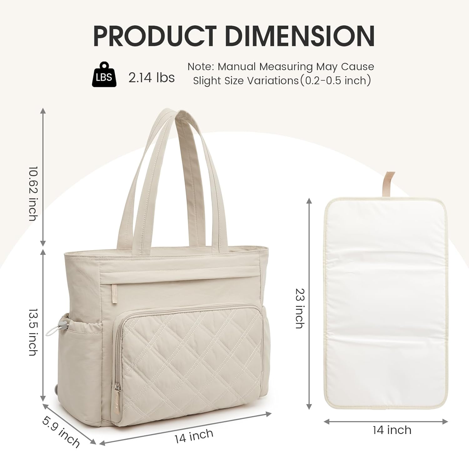 G4Free - G4Free 3 in 1 Diaper Bag with Insulated Pockets Baby Backpack -TN25B567A