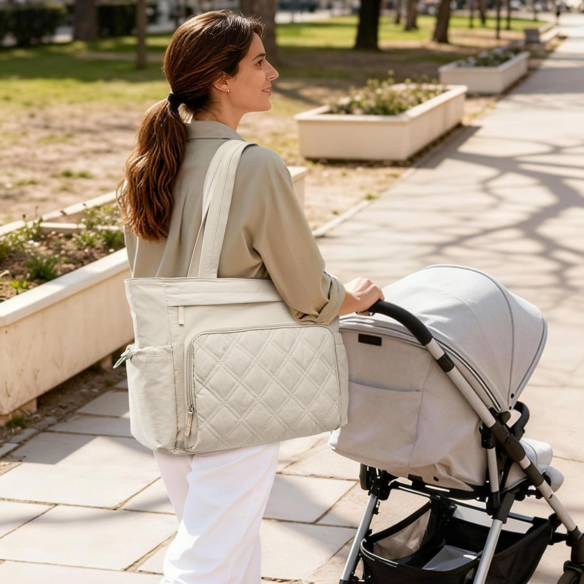 G4Free - G4Free 3 in 1 Diaper Bag with Insulated Pockets Baby Backpack -TN25B567A