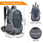 G4Free - G4Free 35L Outdoor Sports Travel Daypack with Rain Cover -D02V647A