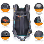 G4Free - G4Free 35L Outdoor Sports Travel Daypack with Rain Cover -D02V647A