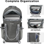 G4Free - G4Free 35L Waterproof Travel Hiking Backpack -TN24B438A