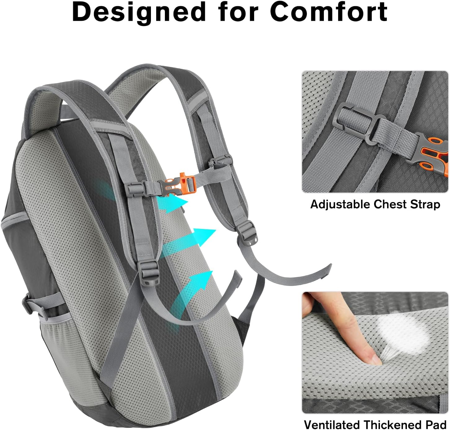 G4Free - G4Free 35L Waterproof Travel Hiking Backpack -TN24B438A