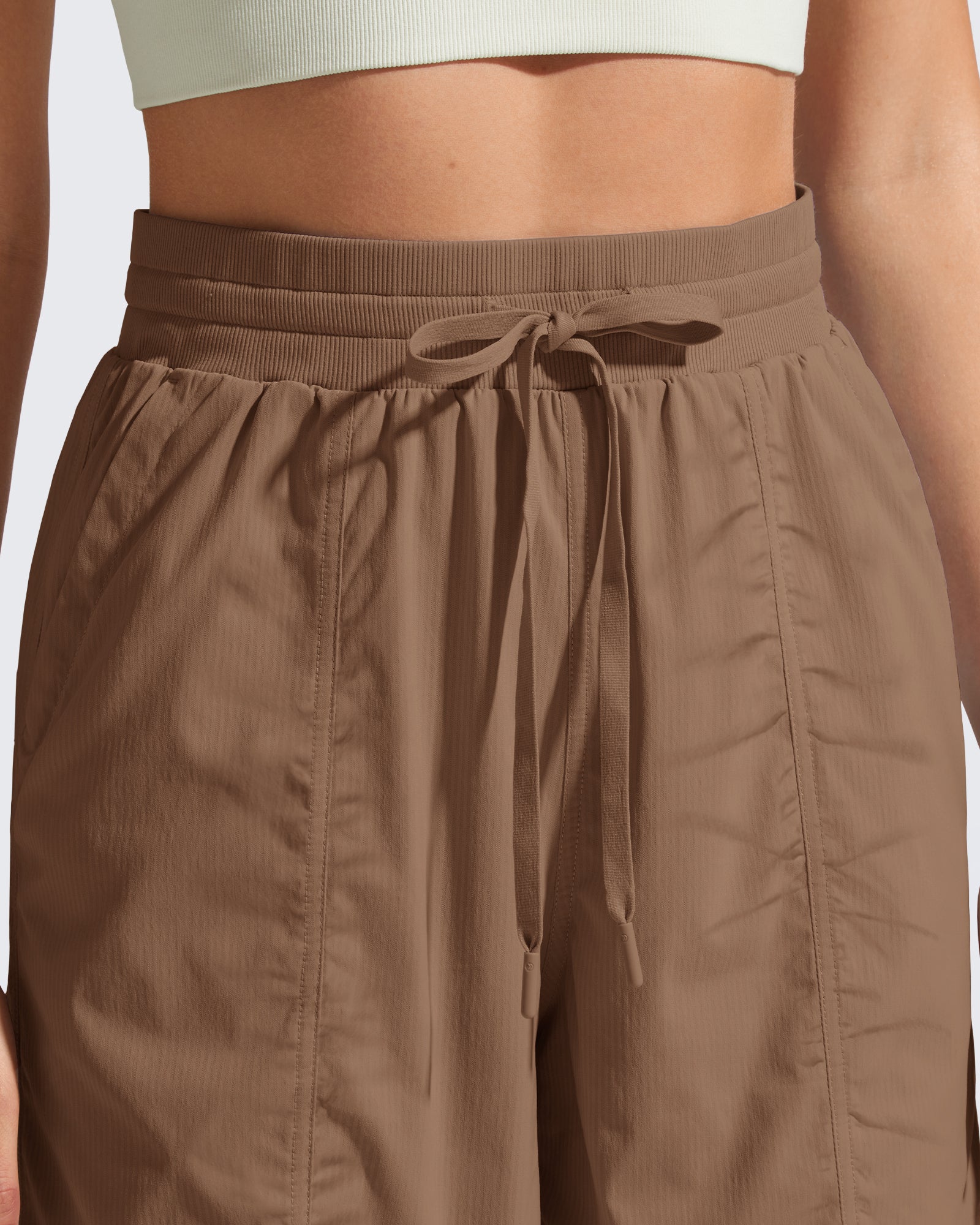 G4Free - G4Free 4" High Waisted Casual Shorts with Pockets -GF26E847A001A-S