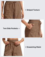 G4Free - G4Free 4" High Waisted Casual Shorts with Pockets -GF26E847A001A-S