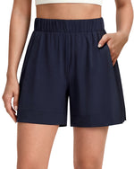 G4Free - G4Free 4" Water Resistant Side Slit Casual Shorts with Pockets -GF26E996A001A-S
