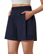 G4Free - G4Free 4" Water Resistant Side Slit Casual Shorts with Pockets -GF26E996A001A-S