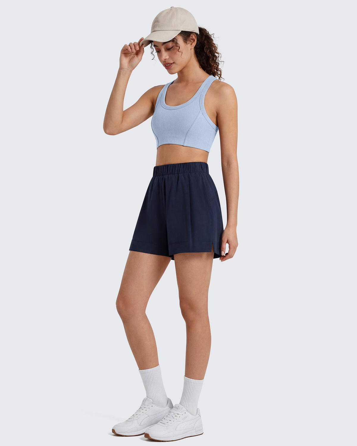 G4Free - G4Free 4" Water Resistant Side Slit Casual Shorts with Pockets -GF26E996A001A-S