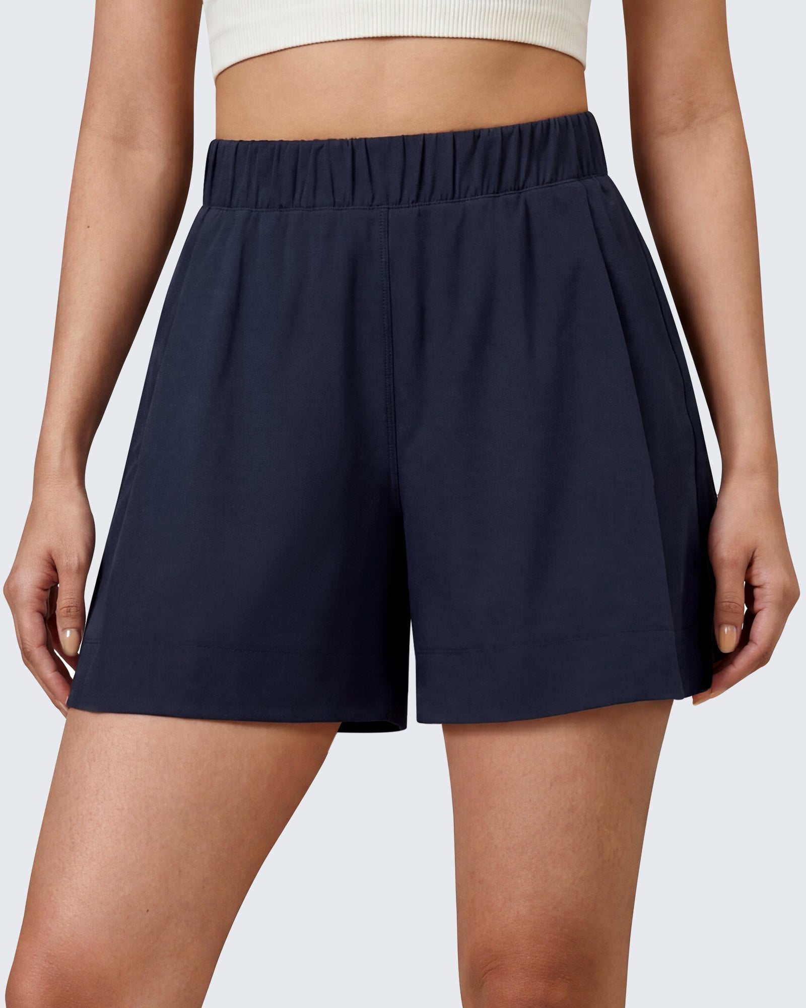 G4Free - G4Free 4" Water Resistant Side Slit Casual Shorts with Pockets -GF26E996A001A-S