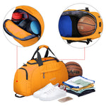 G4Free - G4Free 40L 3-Way Duffle Bag Backpack Gym Bag -D01V084A