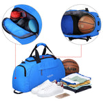 G4Free - G4Free 40L 3-Way Duffle Bag Backpack Gym Bag -D01V084A