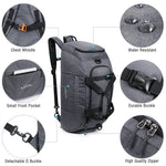 G4Free - G4Free 40L 3-Way Duffle Bag Backpack Gym Bag -D01V084A