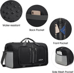 G4Free - G4Free 40L/65L Foldable Duffel Bag, Water-Repellent Travel Backpack -TN23B231L