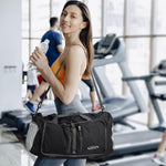 G4Free - G4Free 40L/65L Foldable Duffel Bag, Water-Repellent Travel Backpack -TN23B231L