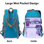 G4Free - G4Free 40L Lightweight Packable Hiking Backpack -D02V707A