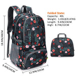 G4Free - G4Free 40L Lightweight Packable Hiking Backpack -D02V707A
