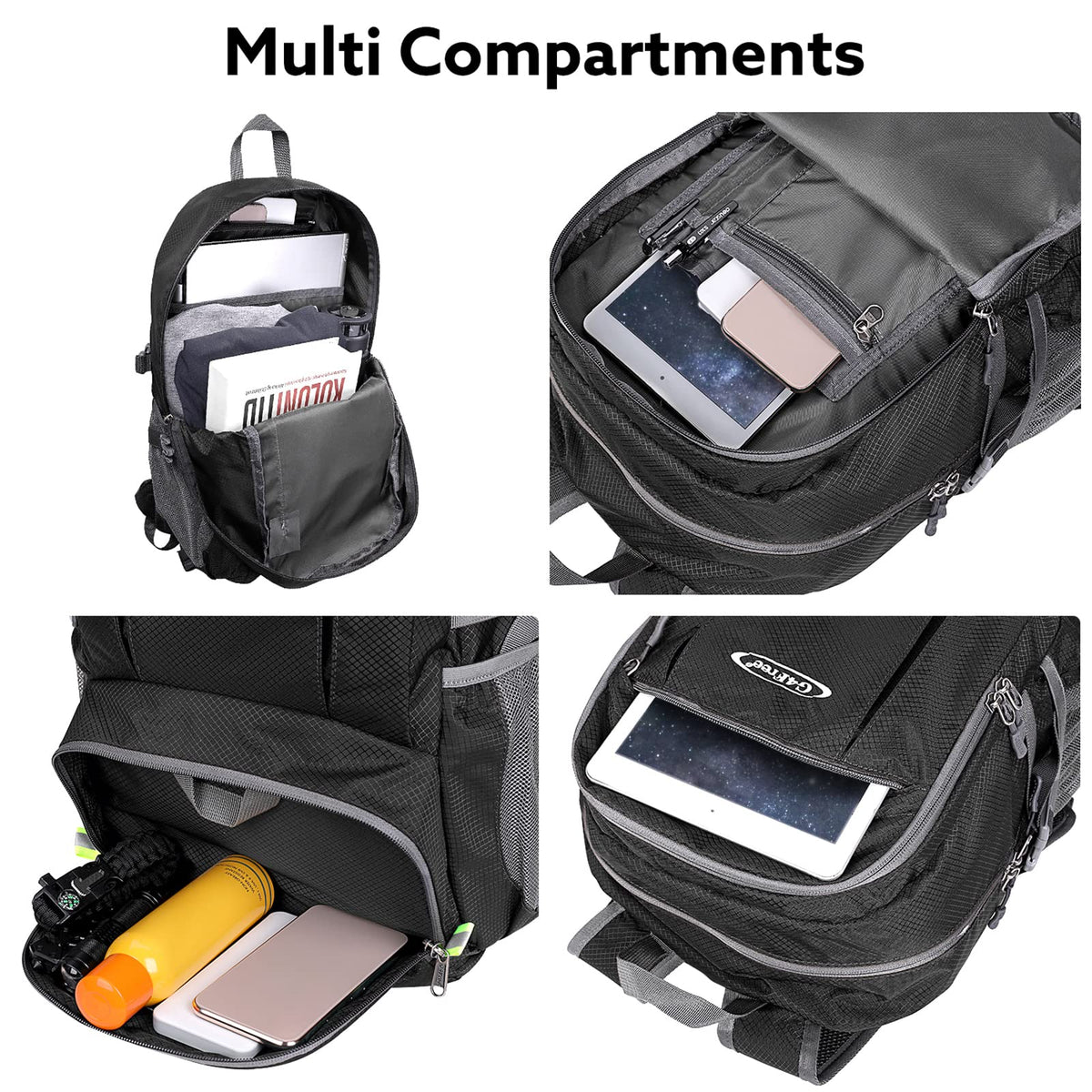 G4Free - G4Free 40L Lightweight Packable Hiking Backpack -D02V707A