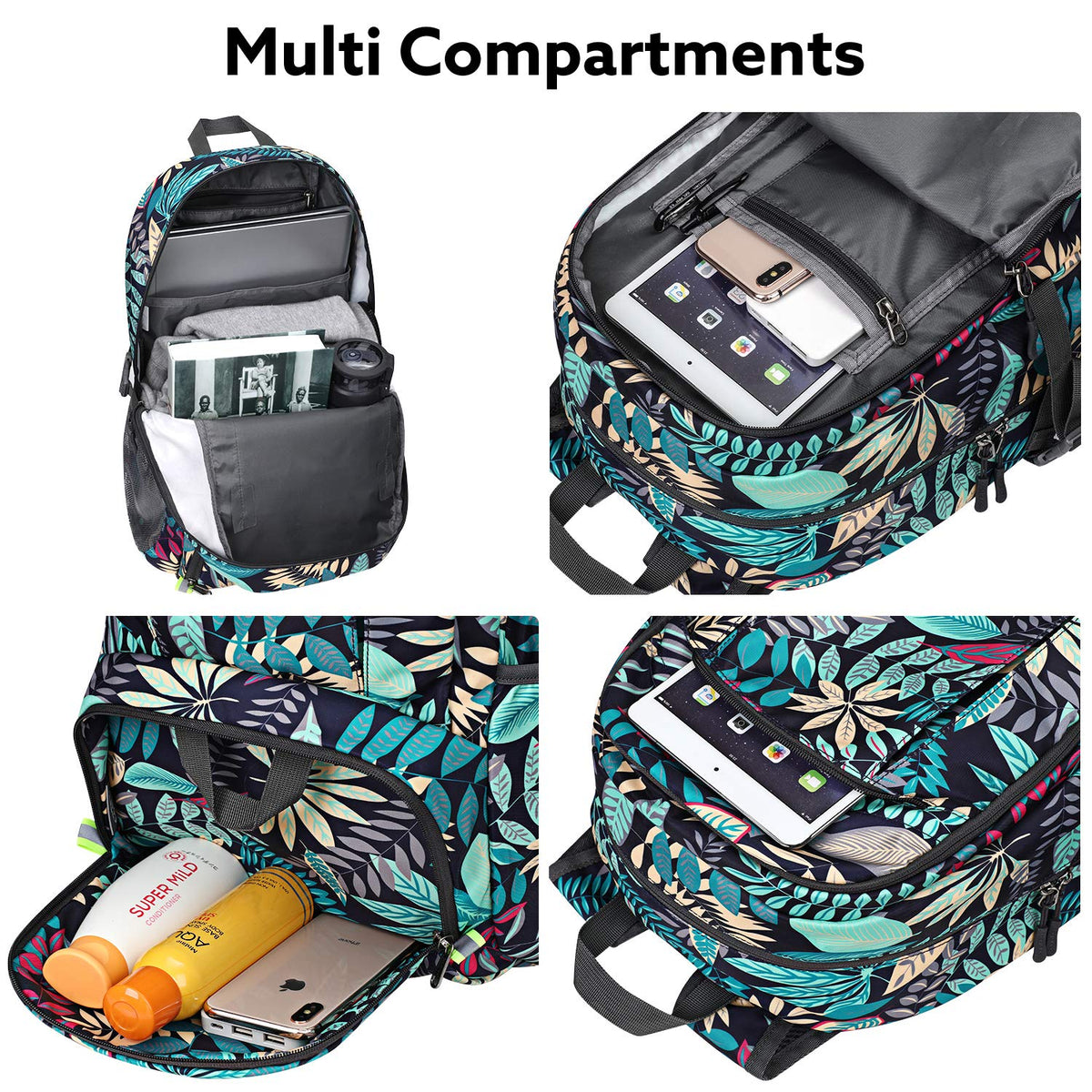G4Free - G4Free 40L Lightweight Packable Hiking Backpack -D02V707A
