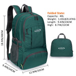 G4Free - G4Free 40L Lightweight Packable Hiking Backpack -D02V707A