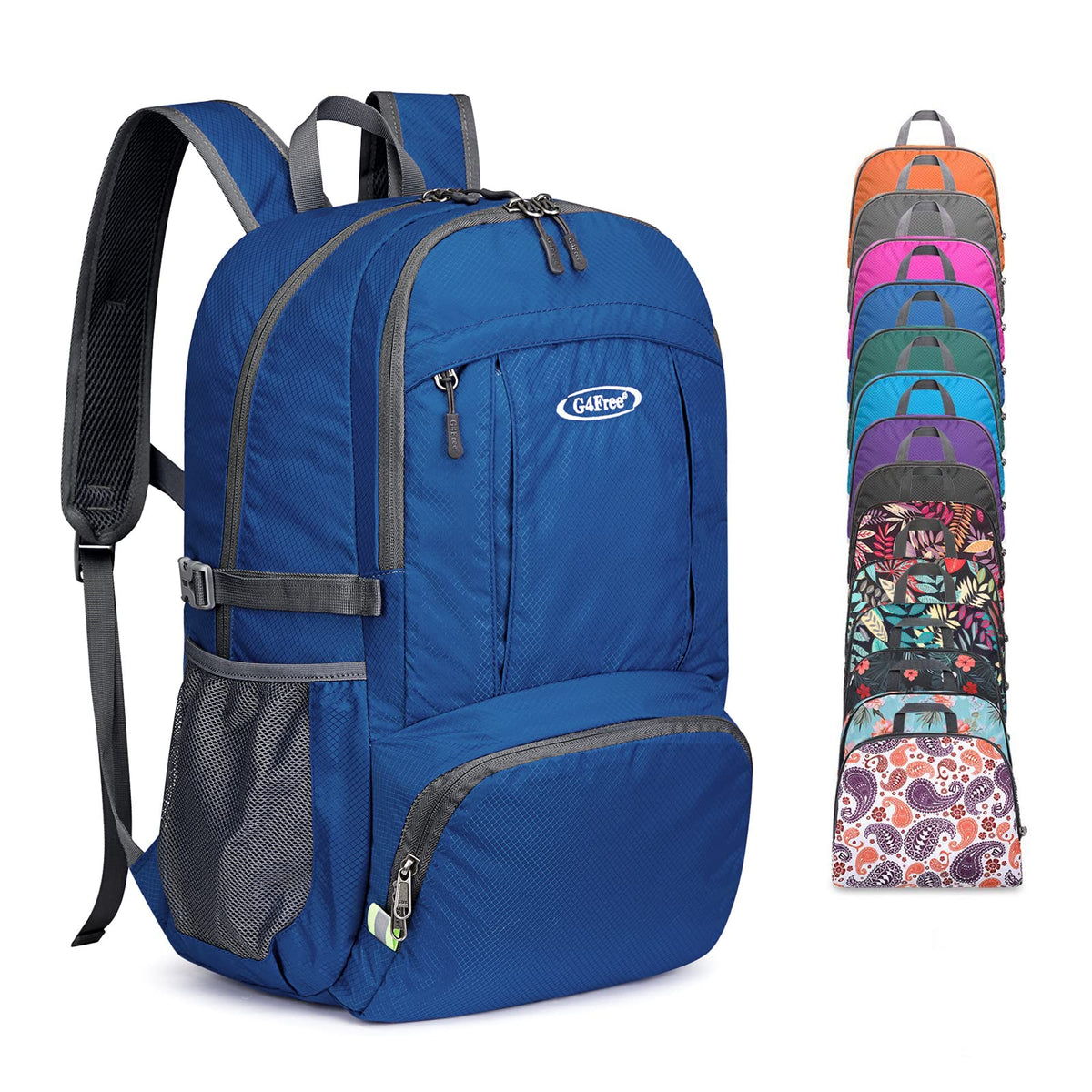 G4Free - G4Free 40L Lightweight Packable Hiking Backpack -D02V707C