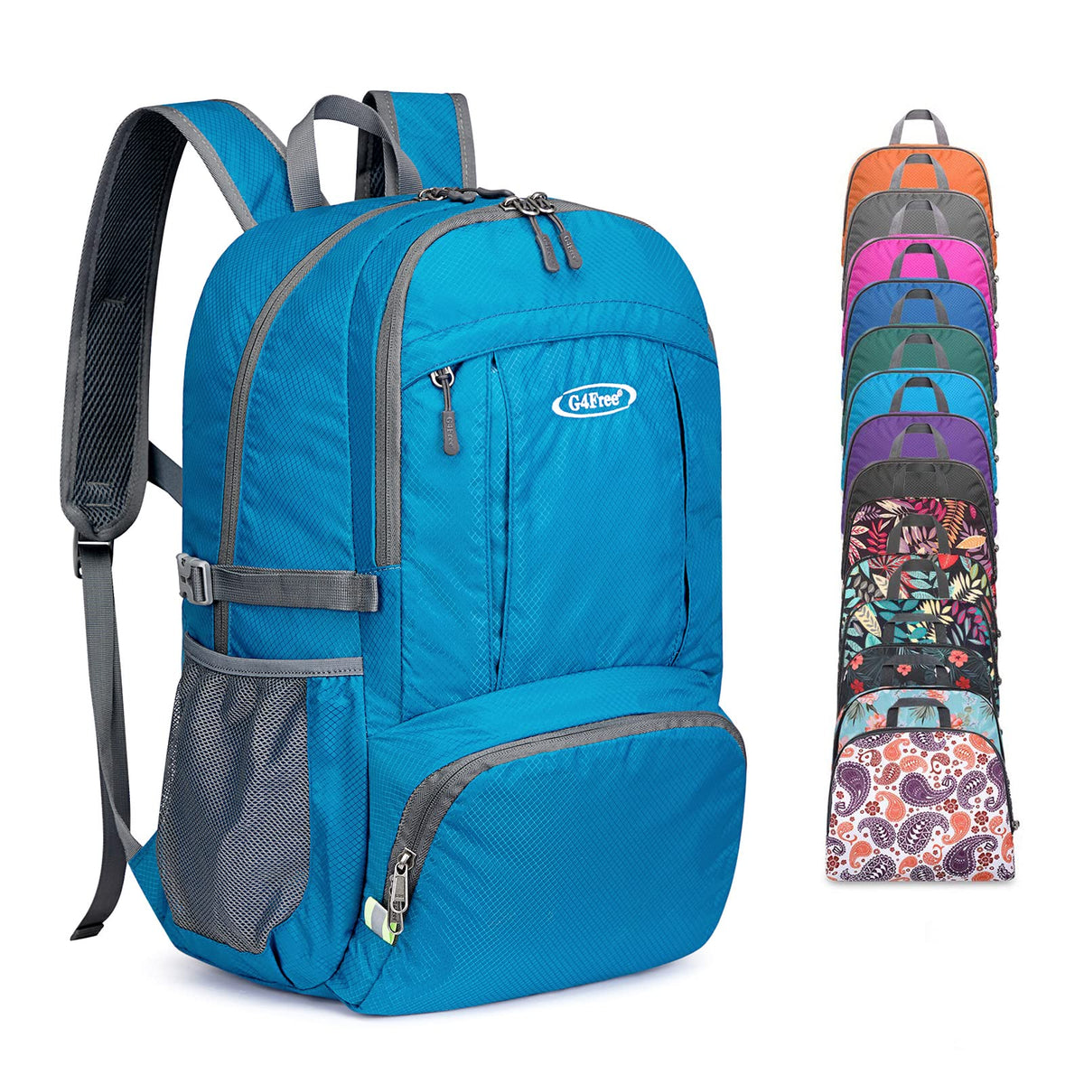 G4Free - G4Free 40L Lightweight Packable Hiking Backpack -D02V707E