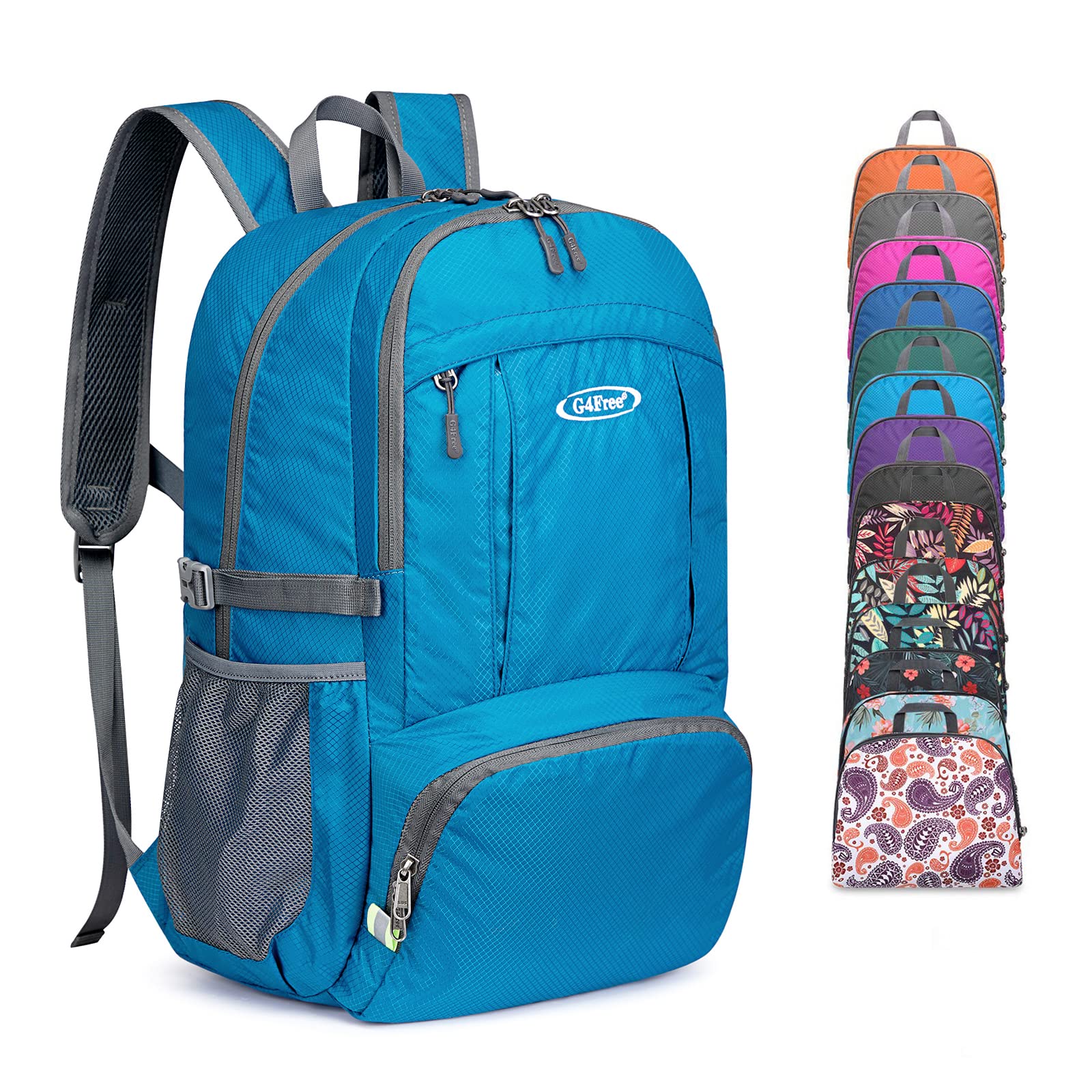 G4Free - G4Free 40L Lightweight Packable Hiking Backpack -D02V707E