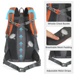 G4Free - G4Free 40L Lightweight Travel Backpack with Rain Cover -TN26B623A