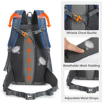 G4Free - G4Free 40L Lightweight Travel Backpack with Rain Cover -TN26B623A